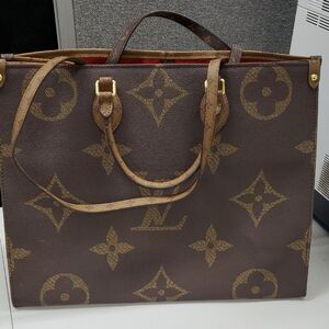Dup! BRAND NEW Louis Vuitton Monogram Brown and Gold Handbag